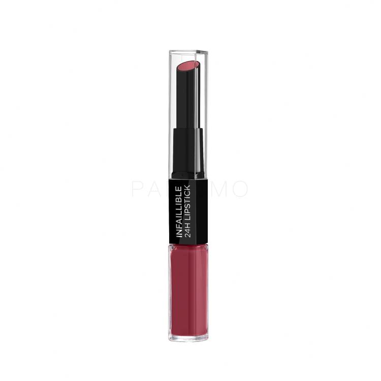 L&#039;Oréal Paris Infaillible 24H Lipstick Ruj de buze pentru femei 5 ml Nuanţă 804 Metro-Proof Rose