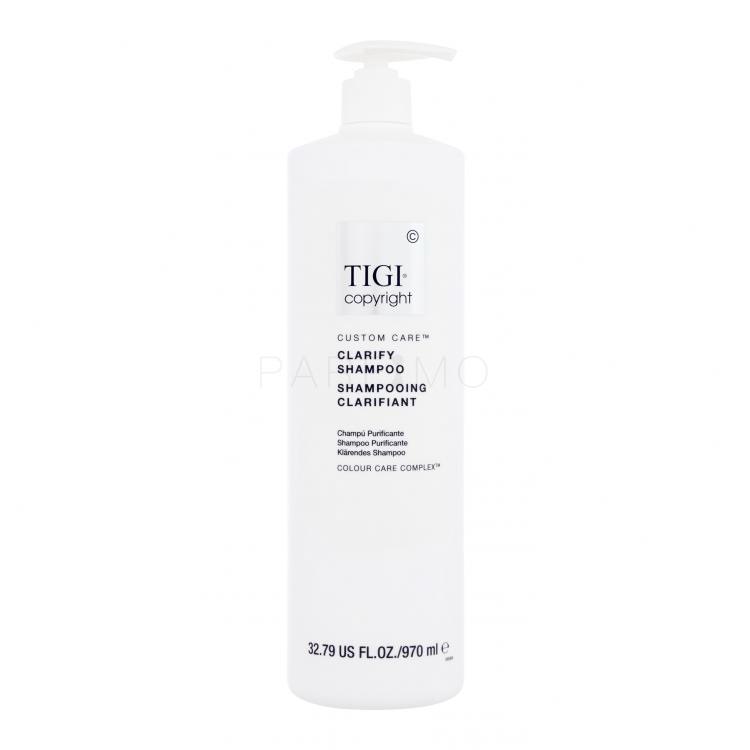 Tigi Copyright Custom Care Clarify Shampoo Șampon pentru femei 970 ml