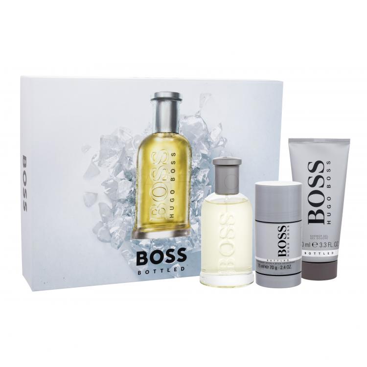 HUGO BOSS Boss Bottled Set cadou Apă de toaletă 100 ml + gel de duș 100 ml + deodorant stick 75 ml