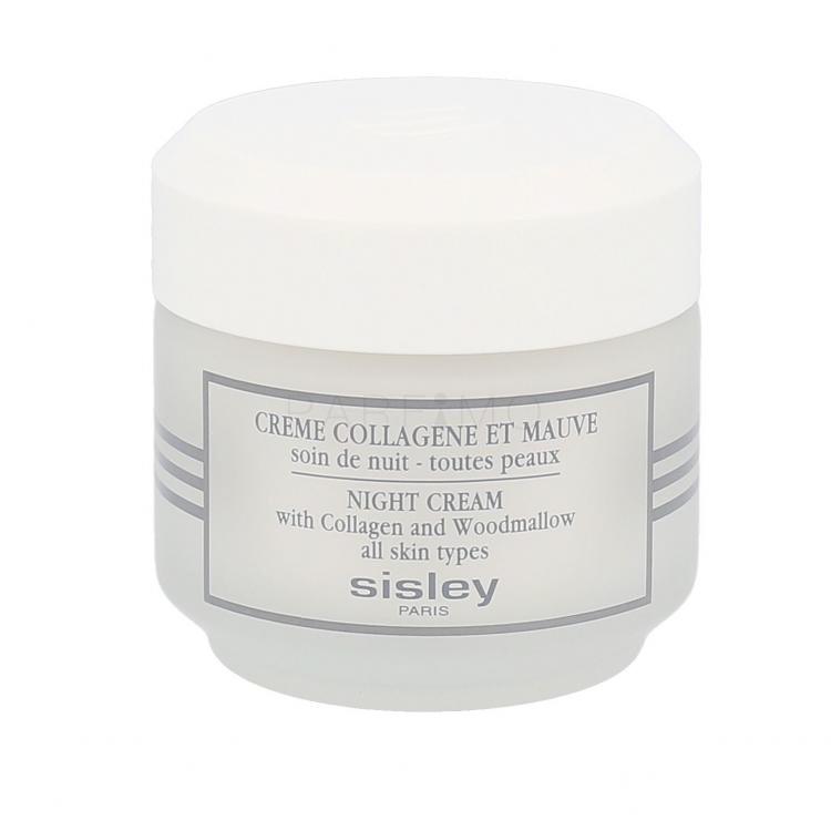 Sisley Night Cream With Collagen And Woodmallow Cremă de noapte pentru femei 50 ml