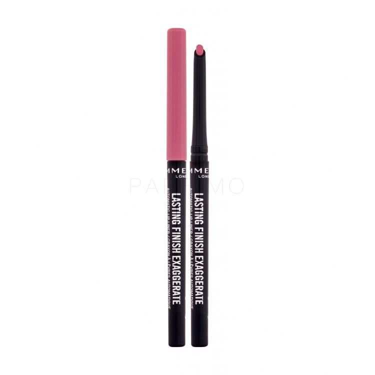 Rimmel London Lasting Finish Exaggerate Creion de buze pentru femei 0,35 g Nuanţă 063 Eastend Pink