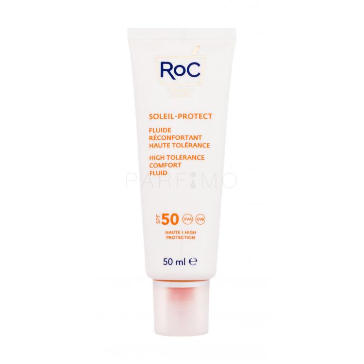 RoC Soleil-Protect High Tolerance Comfort Fluid SPF50 Pentru ten pentru femei 50 ml