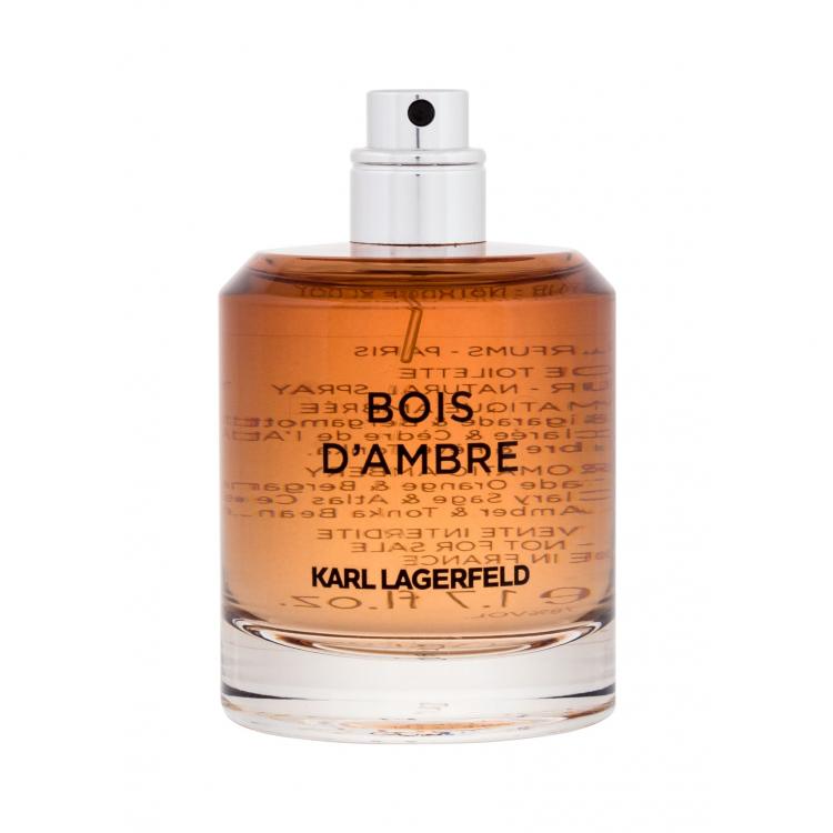 Karl Lagerfeld Les Parfums Matières Bois d&#039;Ambre Apă de toaletă pentru bărbați 50 ml tester