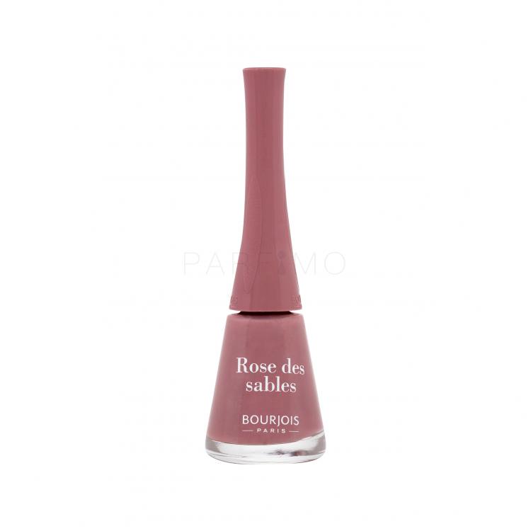 BOURJOIS Paris 1 Second Lac de unghii pentru femei 9 ml Nuanţă 38 Rose Des Sables