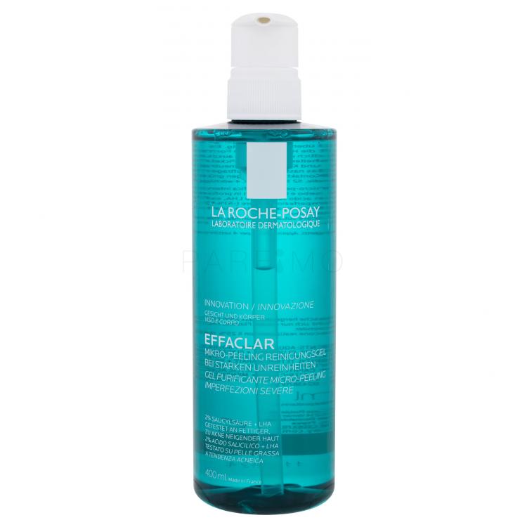 La Roche-Posay Effaclar Micro-Peeling Purifying Gel Gel demachiant pentru femei 400 ml