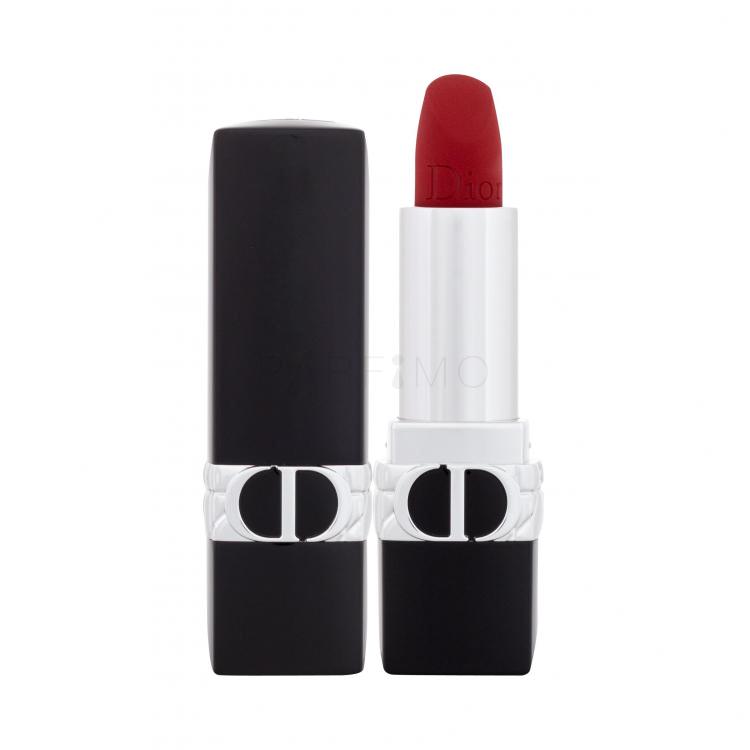 Christian Dior Rouge Dior Floral Care Lip Balm Natural Couture Colour Balsam de buze pentru femei Reincarcabil 3,5 g Nuanţă 999 Matte