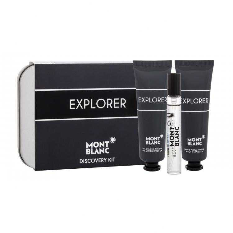 Montblanc Explorer Set cadou Apă de parfum 7,5 ml + balsam după ras 30 ml + gel de duș 30 ml