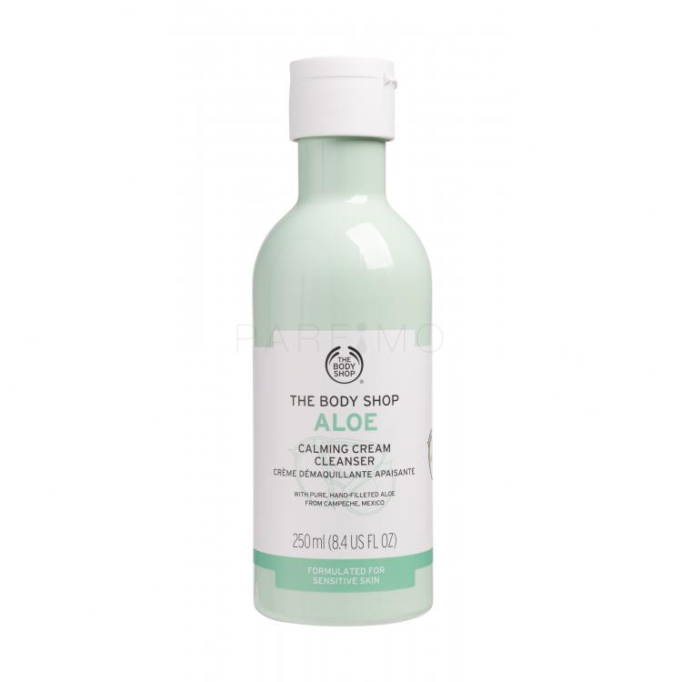The Body Shop Aloe Calming Cream Cleanser Cremă demachiantă pentru femei 250 ml