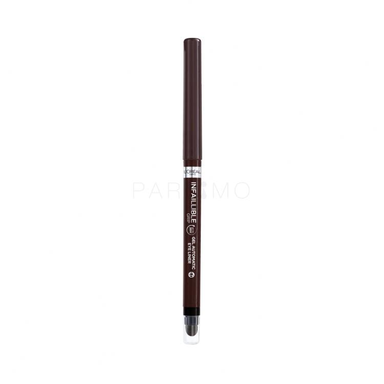 L&#039;Oréal Paris Infaillible Grip 36H Gel Automatic Eye Liner Creion de ochi pentru femei 1,2 g Nuanţă 004 Brown Denim