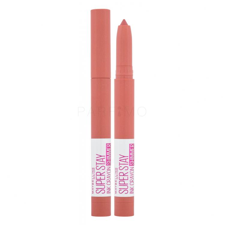 Maybelline Superstay Ink Crayon Shimmer Birthday Edition Ruj de buze pentru femei 1,5 g Nuanţă 190 Blow The Candle