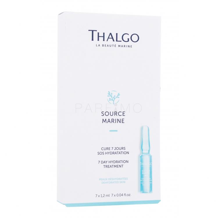 Thalgo Source Marine 7 Day Hydration Treatment Ser facial pentru femei 8,4 ml