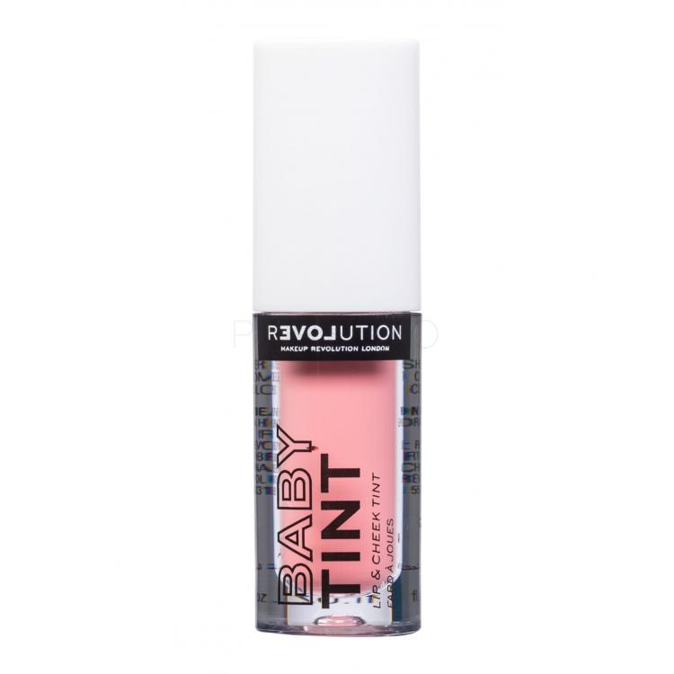 Revolution Relove Baby Tint Lip &amp; Cheek Ruj de buze pentru femei 1,4 ml Nuanţă Baby