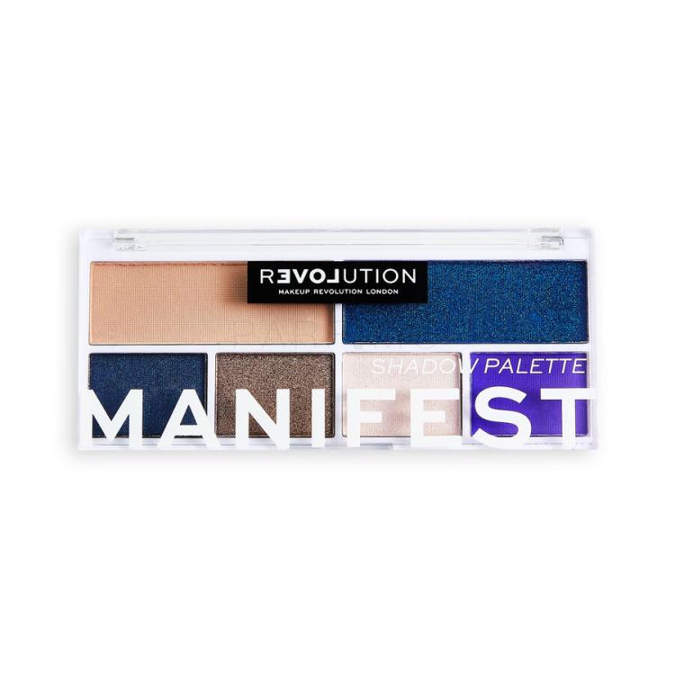 Revolution Relove Colour Play Shadow Palette Fard de pleoape pentru femei 5,2 g Nuanţă Manifest
