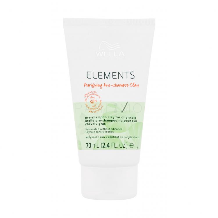 Wella Professionals Elements Purifying Pre-Shampoo Clay Mască de păr pentru femei 70 ml
