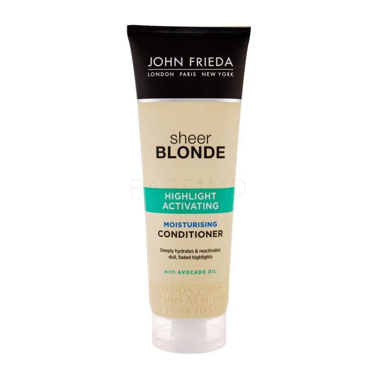 John Frieda Sheer Blonde Highlight Activating Balsam de păr pentru femei 250 ml Ambalaj deteriorat