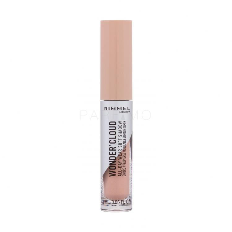 Rimmel London Wonder´Cloud All-Day Wear Soft Shadow Fard de pleoape pentru femei 2 ml Nuanţă 005 Chilled Peach