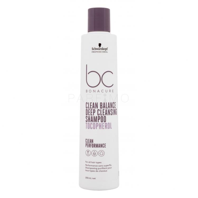 Schwarzkopf Professional BC Bonacure Clean Balance Tocopherol Shampoo Șampon pentru femei 250 ml