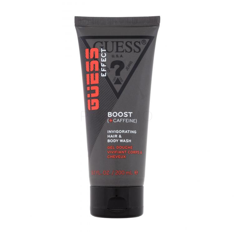GUESS Grooming Effect Invigorating Hair &amp; Body Wash Gel de duș pentru bărbați 200 ml