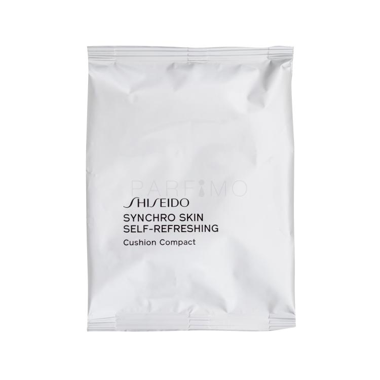 Shiseido Synchro Skin Self-Refreshing Cushion Compact Fond de ten pentru femei 13 g Nuanţă 120 Ivory tester