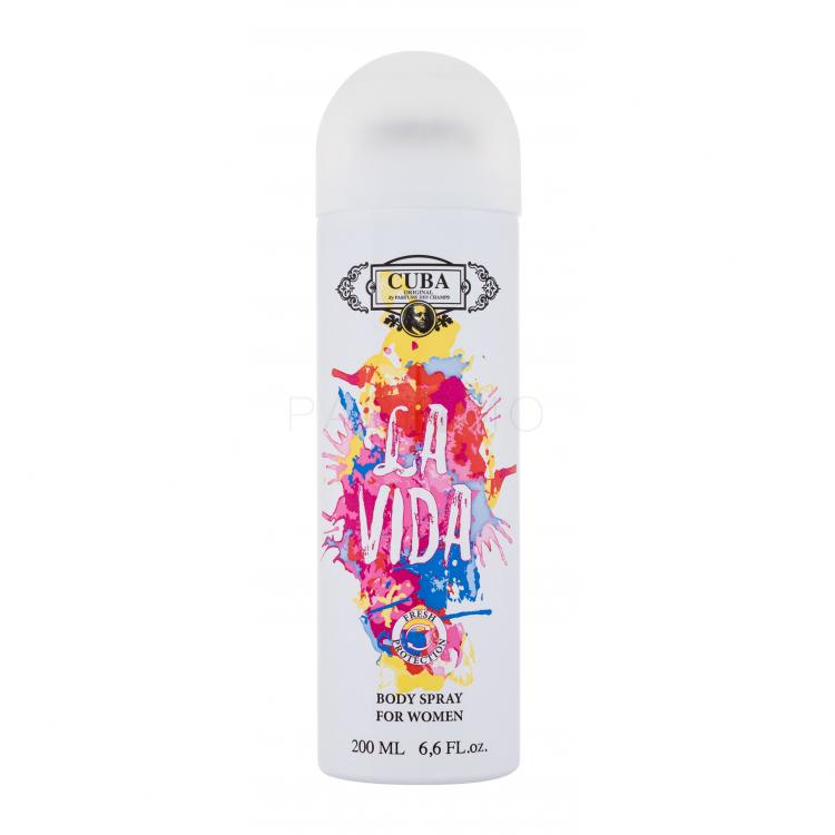 Cuba La Vida Deodorant pentru femei 200 ml