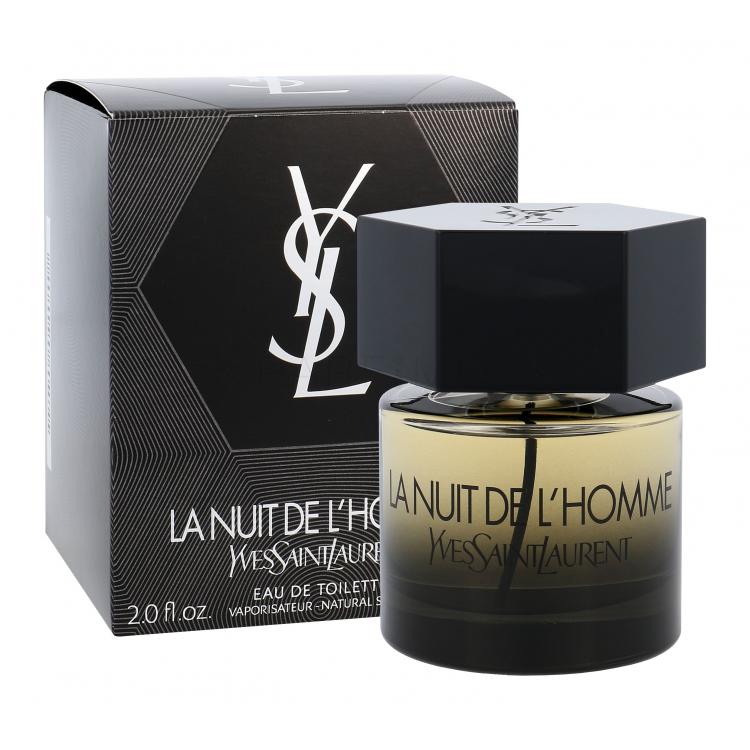 Yves Saint Laurent La Nuit De L&#039;Homme Apă de toaletă pentru bărbați 60 ml