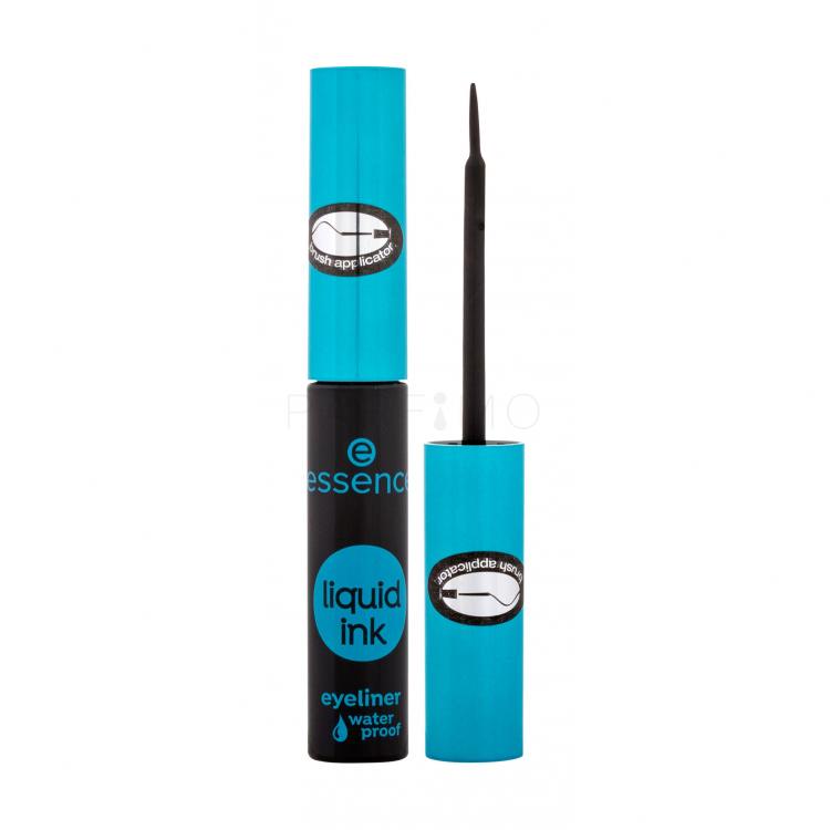 Essence Liquid Ink Eyeliner Waterproof Tuș de ochi pentru femei 3 ml Nuanţă Black