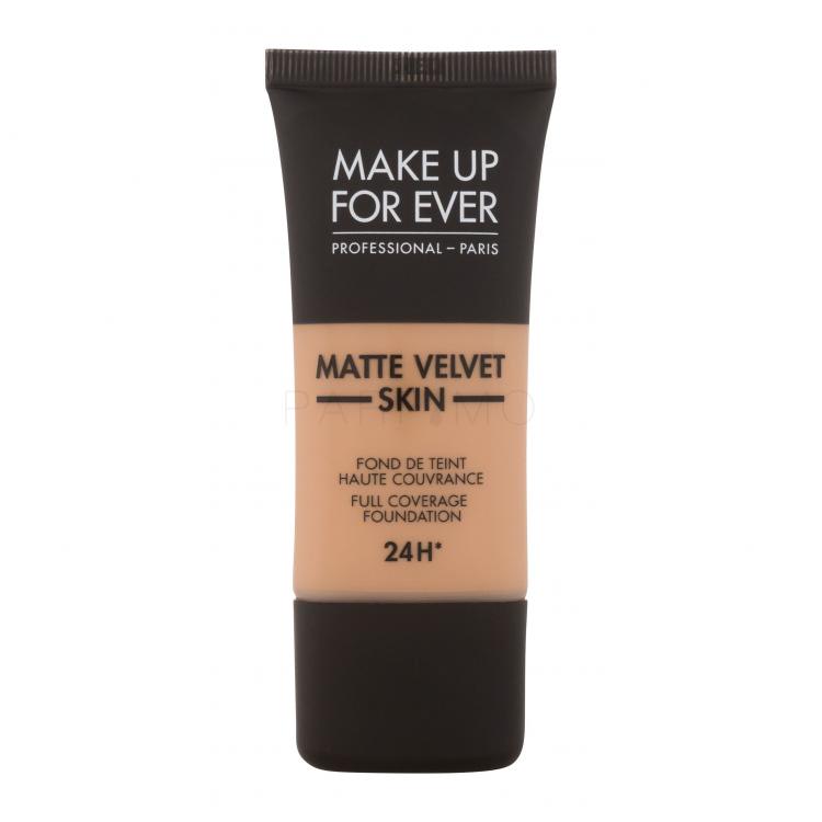 Make Up For Ever Matte Velvet Skin 24H Fond de ten pentru femei 30 ml Nuanţă Y375 Golden Sand