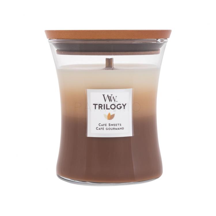 WoodWick Trilogy Café Sweets Lumânări parfumate 275 g