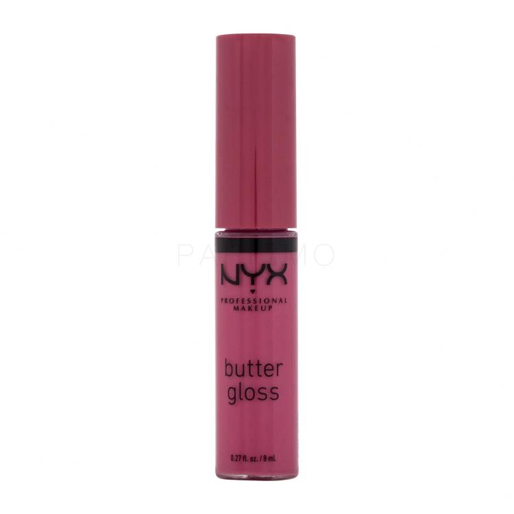 NYX Professional Makeup Butter Gloss Luciu de buze pentru femei 8 ml Nuanţă 32 Strawberry Cheesecake