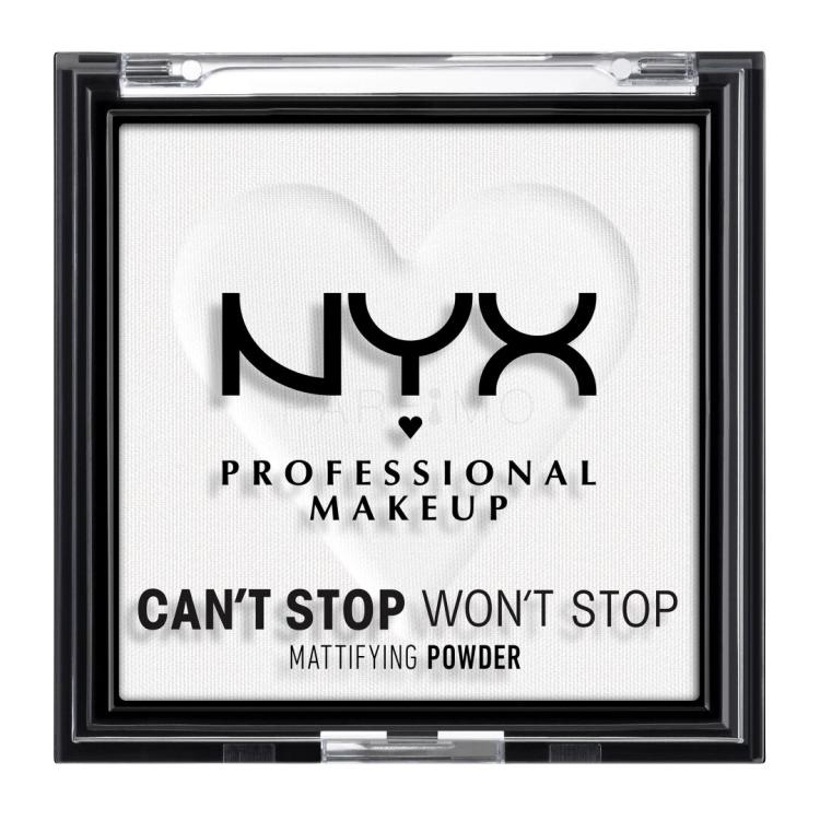 NYX Professional Makeup Can&#039;t Stop Won&#039;t Stop Mattifying Powder Pudră pentru femei 6 g Nuanţă 11 Bright Translucent