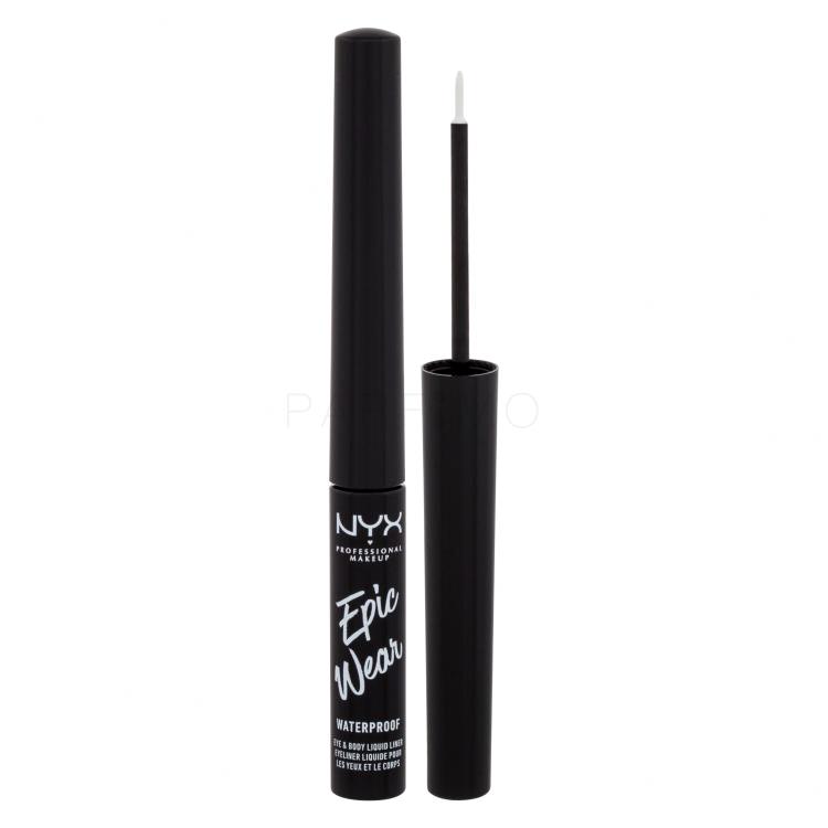 NYX Professional Makeup Epic Wear Waterproof Tuș de ochi pentru femei 3,5 ml Nuanţă 04 White