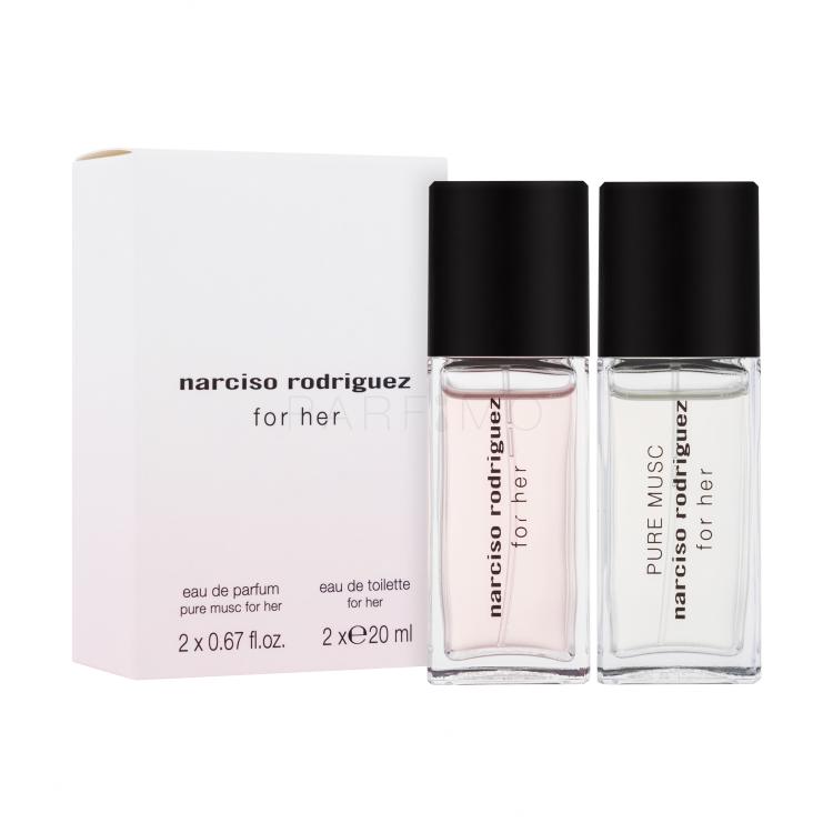 Narciso Rodriguez For Her Pure Musc Set cadou Apă de parfum 20 ml + apă de toaletă For Her 20 ml