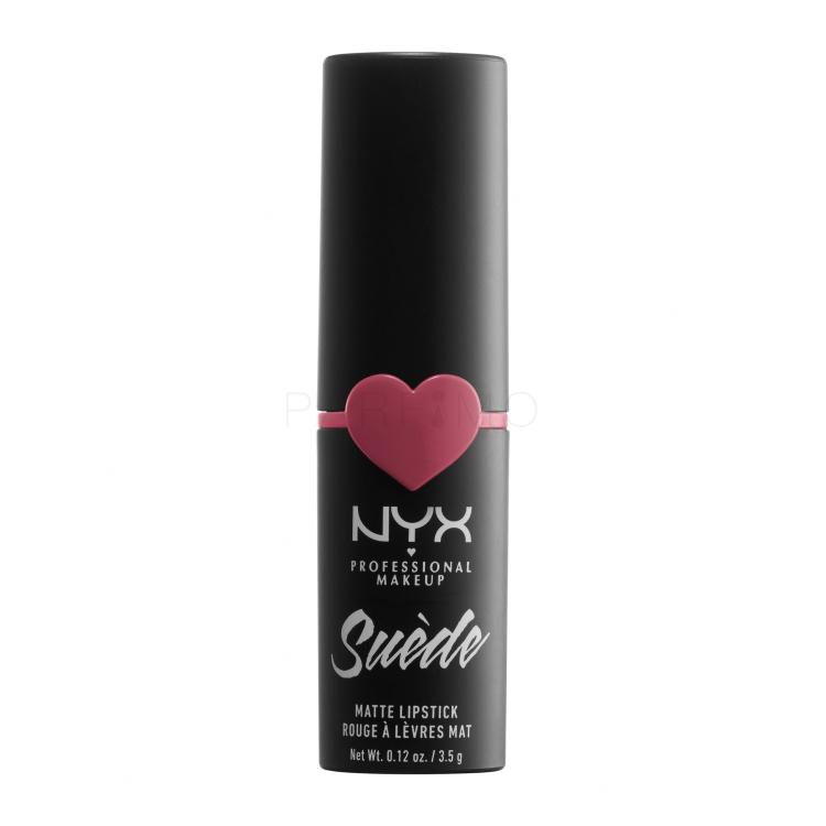 NYX Professional Makeup Suède Matte Lipstick Ruj de buze pentru femei 3,5 g Nuanţă 27 Cannes