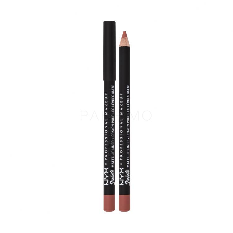 NYX Professional Makeup Suède Matte Lip Liner Creion de buze pentru femei 1 g Nuanţă Brunch Me