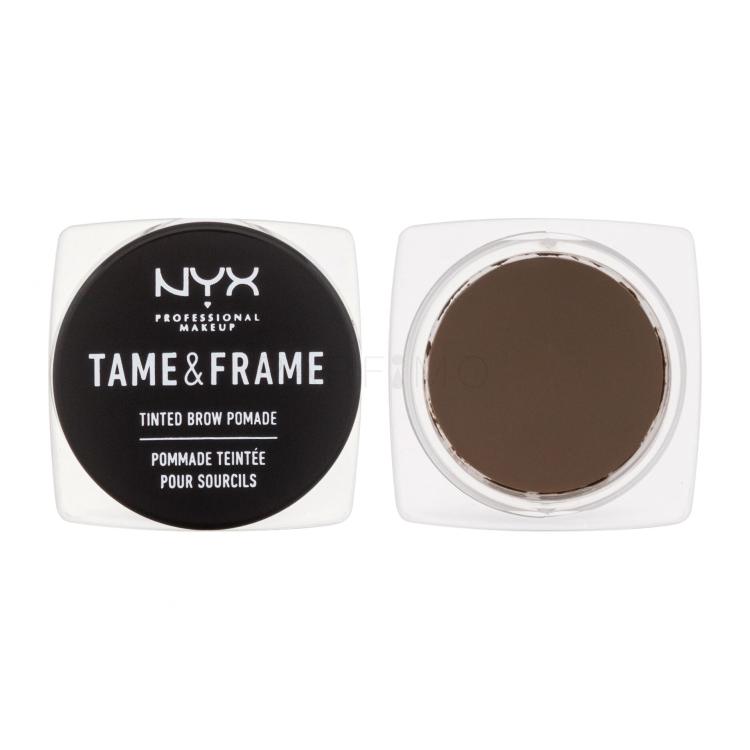 NYX Professional Makeup Tame &amp; Frame Tinted Brow Pomade Gel și ceară pentru femei 5 g Nuanţă 04 Espresso