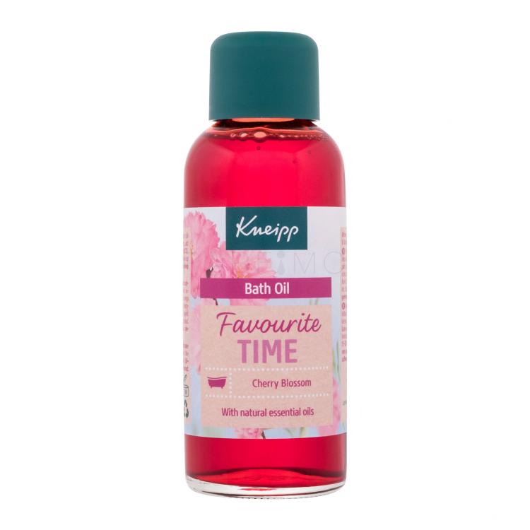 Kneipp Favourite Time Cherry Blossom Ulei de baie pentru femei 100 ml Cutie cu defect