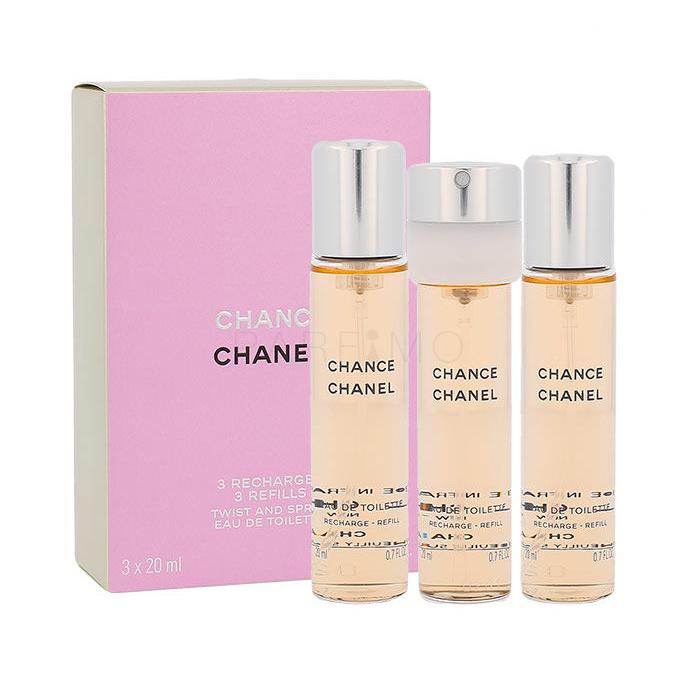 Chanel Chance Apă de toaletă pentru femei Rezerva 3x20 ml