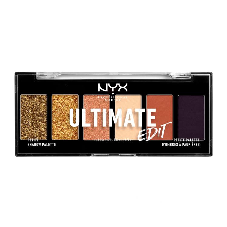 NYX Professional Makeup Ultimate Edit Fard de pleoape pentru femei 7,2 g Nuanţă 06 Utopia