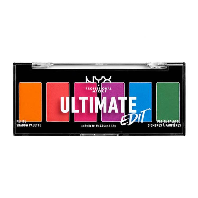 NYX Professional Makeup Ultimate Edit Fard de pleoape pentru femei 7,2 g Nuanţă 02 Brights