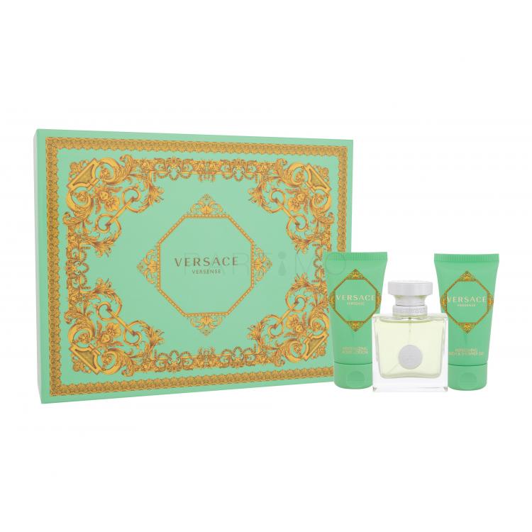 Versace Versense Set cadou apa de toaleta 50 ml + lotiune de corp 50 ml + gel de dus 50 ml
