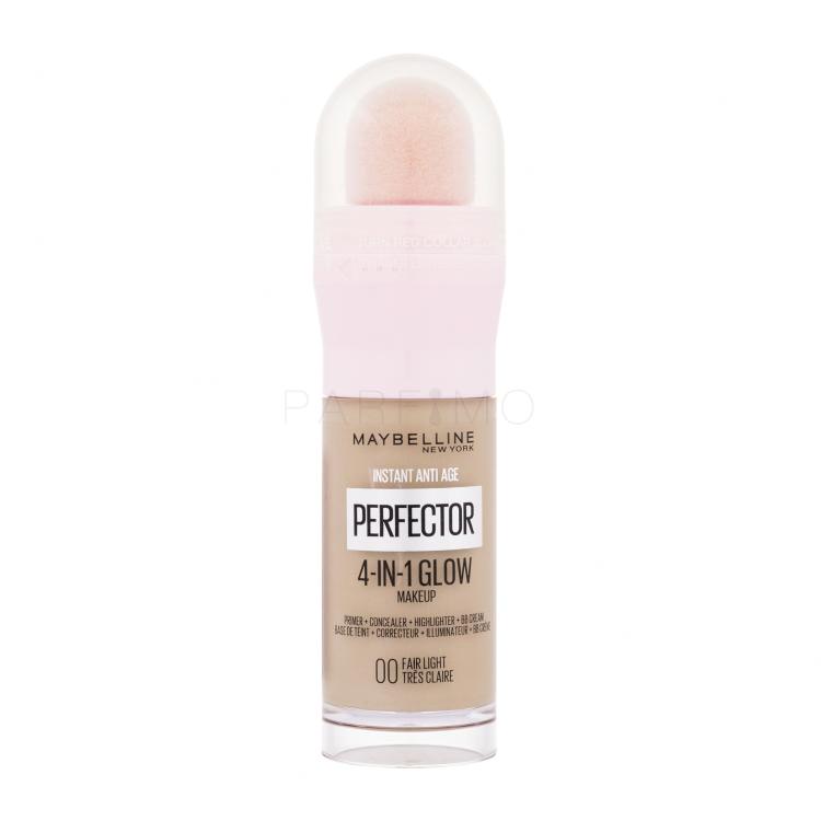 Maybelline Instant Anti-Age Perfector 4-In-1 Glow Fond de ten pentru femei 20 ml Nuanţă 00 Fair