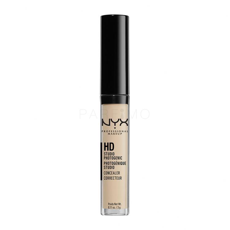 NYX Professional Makeup HD Concealer Anticearcăn pentru femei 3 g Nuanţă 02 Fair