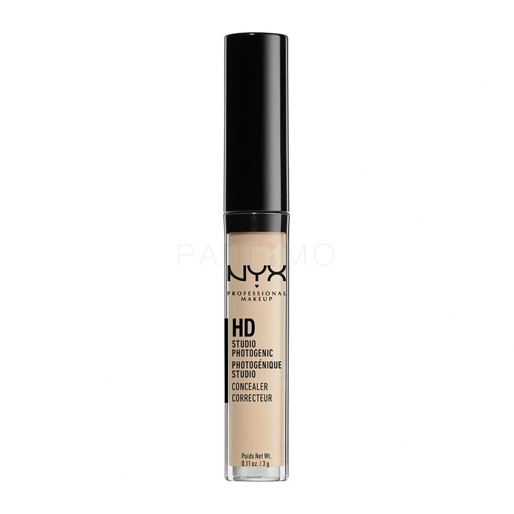 NYX Professional Makeup HD Concealer Anticearcăn pentru femei 3 g Nuanţă 03 Light