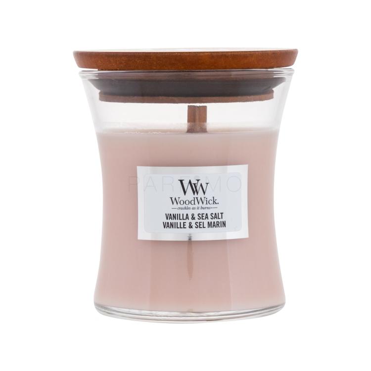 WoodWick Vanilla &amp; Sea Salt Lumânări parfumate 85 g