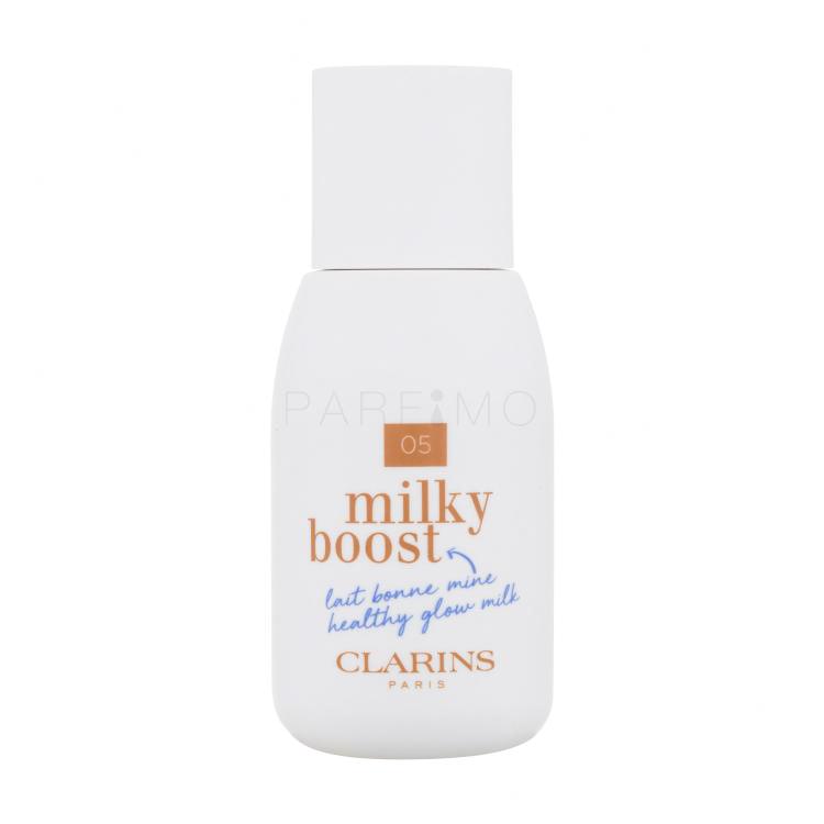 Clarins Milky Boost Fond de ten pentru femei 50 ml Nuanţă 05 Milky Sandalwood