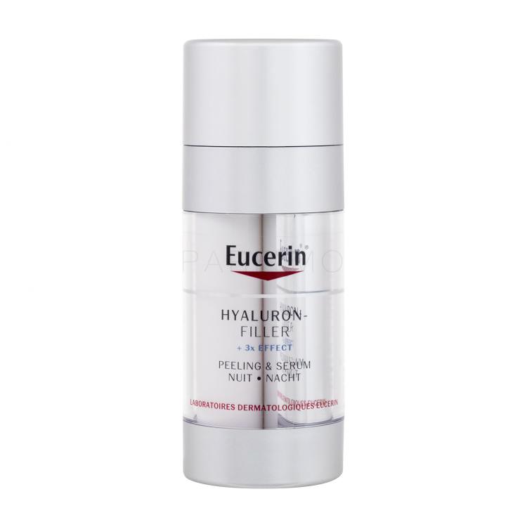 Eucerin Hyaluron-Filler + 3x Effect Night Peeling &amp; Serum Ser facial pentru femei 30 ml