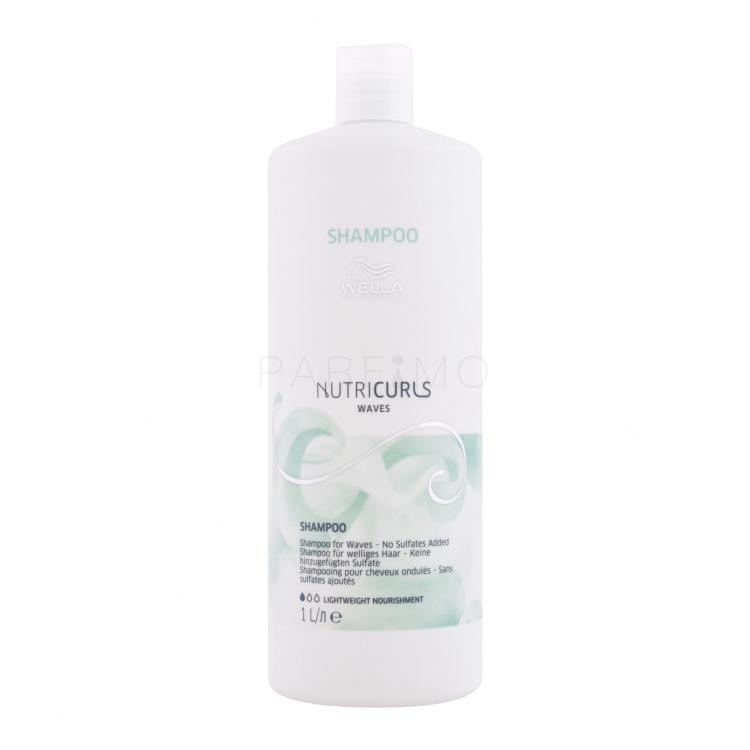 Wella Professionals NutriCurls Waves Shampoo Șampon pentru femei 1000 ml