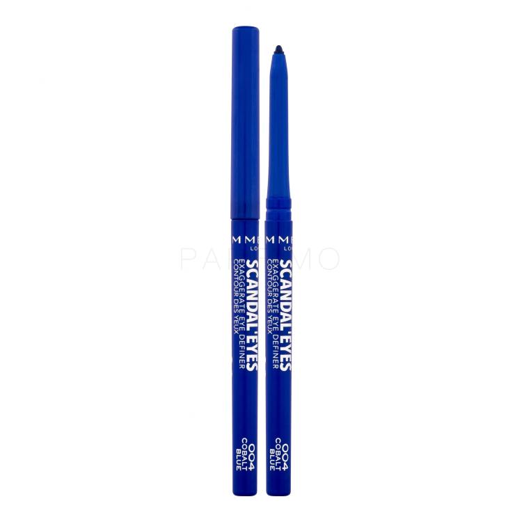 Rimmel London Scandal Eyes Exaggerate Eye Definer Creion de ochi pentru femei 0,35 g Nuanţă 004 Cobalt  Blue
