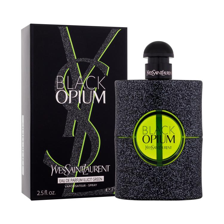 Yves Saint Laurent Black Opium Illicit Green Apă de parfum pentru femei 75 ml