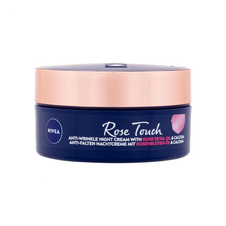 Nivea Rose Touch Anti-Wrinkle Night Cream Cremă de noapte pentru femei 50 ml